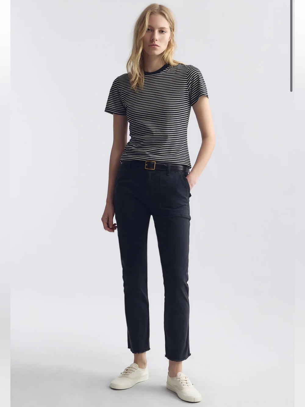NWOT nili lotan CARBON JENNA COTTON PANT Size 2